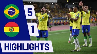 Brazil vs Bolivia  Highlights World Cup qualifiers  Balls and Goals [upl. by Fosque]