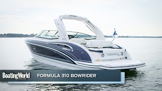 Formula 310 Bowrider – Boat Test [upl. by Dnomra129]