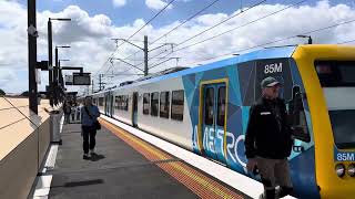 Outbound X’trapolis train departing the new Croydon Station on the Lilydale Line [upl. by Donnie]