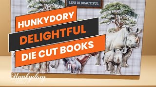 Hunkydory Delight Die Cut books  with samples [upl. by Slaby479]