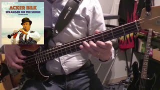 Acker Bilk Stranger On The Shore  Bass Cover 🎧 play along with chords [upl. by Trometer839]