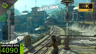 Star Wars Outlaws Update 12 4K DLSS RR FG Ray Tracing ON  RTX 4090  R7 7800X3D [upl. by Apollus]