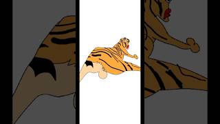 Tiger Playing With Balls Funny Desktop Drawing  Funny Drawing meme tiger animal ylyl [upl. by Leola]