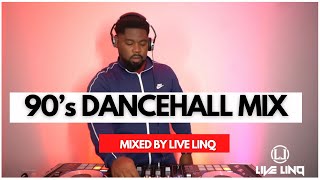 90s Dancehall Old School Mix  Beenie Man Bounty Killa Cham Sean Paul Mr Vegas By Live LinQ [upl. by Ahsoj]