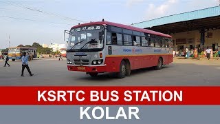 Newly built KSRTC Bus Station Kolar Karnataka [upl. by Anyaled]