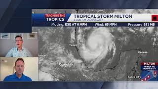 TRACKING THE TROPICS Milton is getting stronger Lets chat about what the models are saying [upl. by Annai]