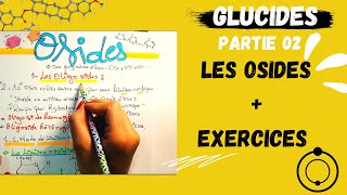 📣 Biochimie4LES GLUCIDES Partie 02 👌Les Osides Exercices dexamens glucides complexes fructose [upl. by Zacherie387]