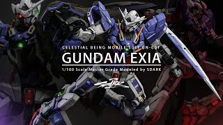 【SDARK】MG1100 EXIA REPAIR 机动战士高达00能天使 Gunpla Custom Build [upl. by Cull]