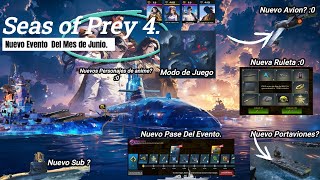 Modern Warships Seas of Prey 4 ESPAÑOL Y MAS Toda La Informacion Del Nuevo Evento de Junio [upl. by Etrem]