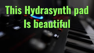 The Hydrasynth makes really beautiful pads [upl. by Auj807]