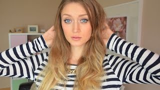 Haare natürlich aufhellen Balayage Ombre Sun kissed Look  LeileiStyle [upl. by Wincer]