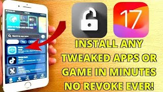 BEST Way To Install Tweaked Apps and Games iOS 1718 NO ComputerJailbreak Install FlekStore iPAs [upl. by Ole]