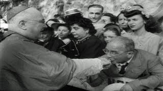 HD Historic Archival Stock Footage Cardinal Spellman Honors Mother Cabrini 1946 [upl. by Zelten769]