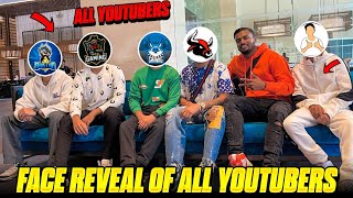 Face Reveal Of All Free Fire Youtubers 😱 [upl. by Aynwad]