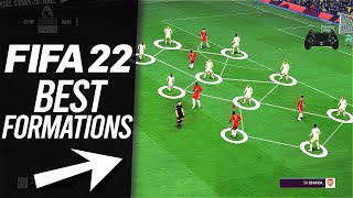 FIFA 22  BEST FORMATIONS amp TACTICS [upl. by Isolde368]