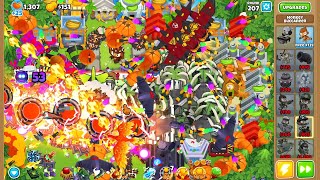 Bloons TD 6  Getting all the paragons with Vengeful True Sun God  Part 5  Navarch of the Seas [upl. by Ralyks]