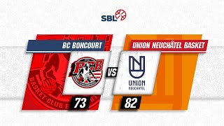 BC Boncourt vs Union Neuchâtel Basket  Game Highlights [upl. by Pachton]