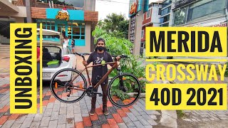 Merida Crossway 40D 2021 Unboxing  HANDMADE FRAME [upl. by Meave]