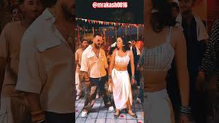 Khesari Lal Yadav ka Mohalle wala D song ka video शूटिंग 🎬trending shorts khesari viralvideo ￼ [upl. by Chelsae]