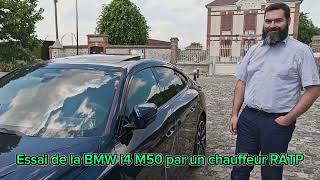 Essaie de la BMW i4 M50 par un propriétaire de Tesla avec Bassevelle Auto Services [upl. by Segroeg]