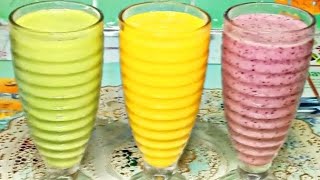 3 BATIDOS SALUDABLES Y NUTRITIVOS para el DESAYUNO ¡receta facil y rápida [upl. by Munson]