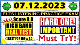 IELTS LISTENING PRACTICE TEST 2023 WITH ANSWERS  07122023 [upl. by Eliott]