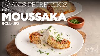 Greek Moussaka Rollups  Akis Petretzikis [upl. by Araf]