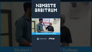 Student Insights from Namaste Arbitrum Roadshow at Vidya Jyothi Institute of Technology🦾 [upl. by Anaeli360]