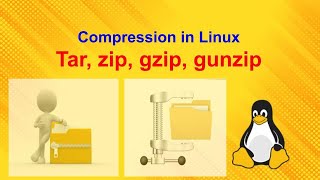 Compression in Linux Zip tar gzip gunzip [upl. by Burt]