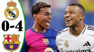 Barcelona vs Real Madrid40elclassico highlights [upl. by Aciretehs]