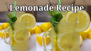 Homemade Lemonade Recipe [upl. by Nordin]