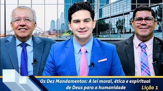 Revista de EBD Betel Dominical 1 Os Dez Mandamentos A lei moral ética  Deus para a humanidade [upl. by Malvia]