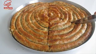 ÖYLE BİR BÖREK TARİFİM VARKİ 😉 ÇITIR ÇITIR YİYENLER BİR DAHA İSTEYECEK 😍 OKLAVASIZ EL AÇMALI 👍💯 [upl. by Kacie]