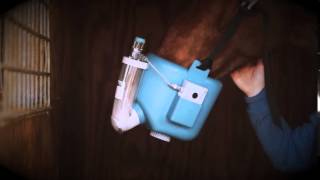 Haygain Flexineb Equine Nebuliser outdoors  short clip [upl. by Odragde]