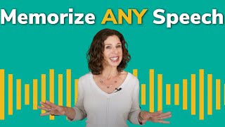 How To Memorize A Speech Proven Rehearsal Strategies For HighStakes Presentations [upl. by Auqinehs]