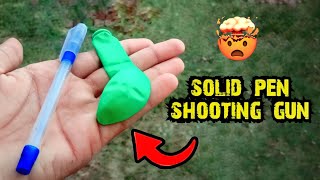 🔥How To Make A Pen amp Balloon Shooter With Pen Leed [upl. by Anisirhc93]