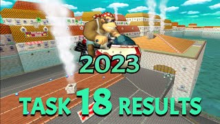 MKWii TAS Competition 2023  Task 18 Results [upl. by Elleon]