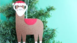 Make a Christmas Llama Ornament [upl. by Candy814]