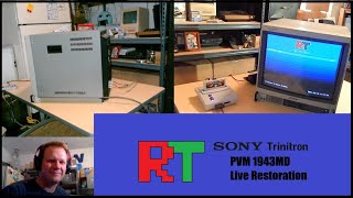 Sony PVM 1943MD Live Tear Down amp Cap kit development [upl. by Slinkman]