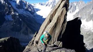 Aiguille du Moine Arete Sud Integrale [upl. by Asyen]