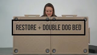 Restore  Double Dog Bed from Blue9 Pet Products [upl. by Naleek]