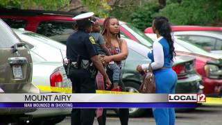 Police investigate Mt Airy shooting [upl. by Latvina]