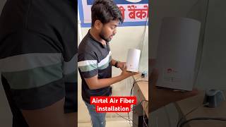 Airtel Xstream Airfiber Installation  Airtel Airfiber  Airtel Airfiber Speed Test  Airfiber plan [upl. by Aihselef]