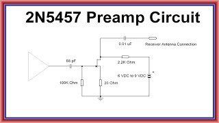 2N5457 Preamp Circuit [upl. by Alasteir]