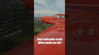 Gear Indicator Issue • What would you do pilotstuff flightschool aviation professionalpilot [upl. by Claretta104]