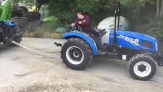 LANDİNİ REX 100 gt 925 hp  vs NEW HOLLAND TD4 90b 91 hp [upl. by Jena]