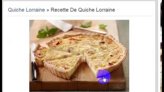 Quiche lorraine » Recette de Quiche lorraine  Recettee [upl. by Silyhp]