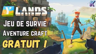 YLANDS ⛵ JEU GRATUIT  Survie Craft Exploration  Découverte gameplay FR [upl. by Mahla]