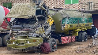 Hino Truck Accident Cabin Chassis Repair  Complete Restoration Video [upl. by Tisbe]