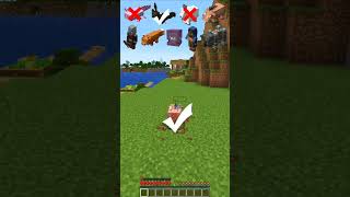 fall damage vs different mobs in Minecraft はいよろこんで part4 minecraft shorts memes [upl. by Rawna874]